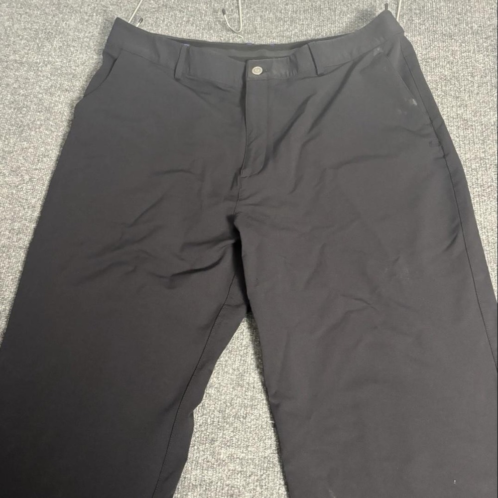 Under Armour Pants Mens 40x31 Black ColdGear Nylon Stretch Golf Outdoor - Picture 8 of 13
